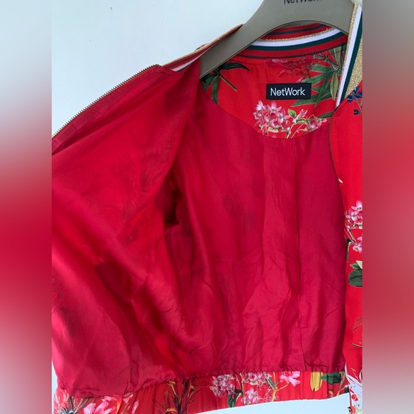 Network Satin Red Jacket - Picture 8 of 10